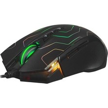 TeknoKapsül 2400 Dpı USB Makrolu Oyuncu Mouse - Neon Aydınlatma ile