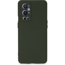 TeknoKapsül One Plus 9 Pro Kılıf Nano Içi Kadife Silikon - Koyu Yeşil