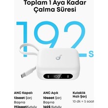 TeknoKapsül Anker Soundcore P41I Dahili Powerbank Özellikli Kablosuz Kulaklık, 192 Saat Çalma Süresi, Anc
