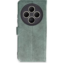 TeknoKapsül Newface Xiaomi Redmi 14C Kılıf Trend S Plus Kapaklı Kılıf - Yeşil