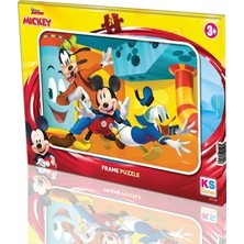 TeknoKapsül 24 Parça Mickey Frame Puzzle ile Eğlenceli Oyun