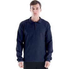 Frekans İş Güvenliği Safesawa Elegans Polo Yaka 3 Iplik Şardonlu Sweatshirt Antrasit 8115