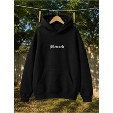 Enb1r Moda Unisex Kapüşonlu Sweatshirt Kanguru Cepli Oversize Rahat Kalıp Günlük Spor Şık Sweat