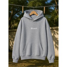Enb1r Moda Unisex Kapüşonlu Sweatshirt Kanguru Cepli Oversize Rahat Kalıp Günlük Spor Şık Sweat