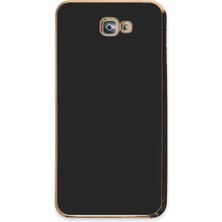TeknoKapsül Newface Samsung Galaxy J7 Prime Kılıf Volet Silikon - Siyah
