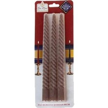 TeknoKapsül X-220 3 Lü Şamdan Mum Burgulu