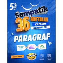 5. Sınıf Sempatik Paragraf 36 Haftalık Kazanım Denemeleri Ünlüler Karması