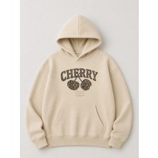 Enb1r Moda Unisex Kapüşonlu Sweatshirt Kanguru Cepli Oversize Rahat Kalıp Günlük Spor Şık Sweat