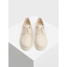 Zenora Kadın Loafer Makosen Bej  Ayakkabı