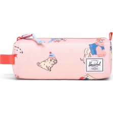 Herschel Settlement Çocuk Kalem Çantası Köpek Desenli-Pembe