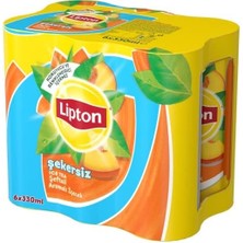 TeknoKapsül Lipton Ice Tea Şeftali Light Şekersiz Kutu 6X330 ml