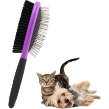 Egecen Buffer Çok Amaçlı Çift Taraflı Kolay Evcil Hayvan Kedi Köpek Temizleme Pet Fırçası