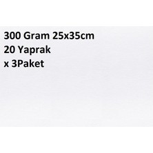 Bigpoint Suluboya Kağıdı 300 Gram 25X35CM - 20 Yaprak x 3 Paket