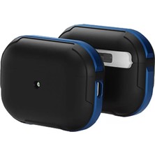 TeknoKapsül Movenchy Apple Airpods 3 (3.nesil) Mo-A8 Armor Kılıf - Lacivert
