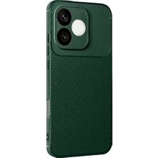 TeknoKapsül Newface Huawei Honor 600 Lite Auto Focus Karbon Kapak - Koyu Yeşil