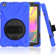 TeknoKapsül Newface Samsung Galaxy T290 Tab A 8 Kılıf Amazing Tablet Kapak - Mavi