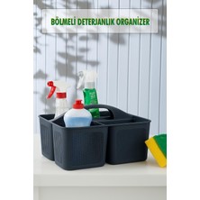 TeknoKapsül Bölmeli Deterjanlık Organizer Füme