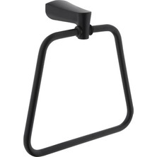 TeknoKapsül Mat Renkli Halka Havluluk - 800 mm Banyo Aksesuarı