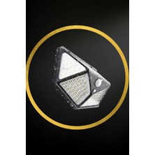 TeknoKapsül Solar Sensörlü Duvar Lambası Bahçe Lambaso Parlak Beyaz Işık Suya Dayanıklı