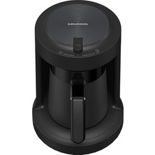 TeknoKapsül Grundig Tkm 1541 B Siyah Türk Kahve Makinesi 4 Fincan Kapasitesi ile Otomatik Kapanma