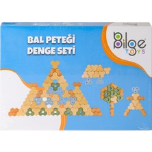 TeknoKapsül B-106A Bal Peteği Ahşap Denge Oyunu