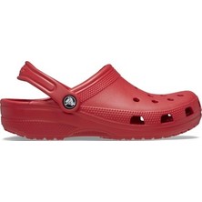 TeknoKapsül Crocs 10001 Classic Kadın Terlik Kırmızı Silikon/plastik Günlük Kullanım Için Rahat