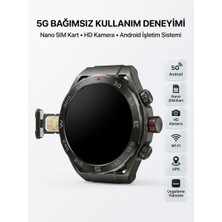 TeknoKapsül Sım Kartlı 5g Android Akıllı Saat Hd Kamera Wi-Fi Gps Uygulama Yükleyebilen