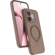 TeknoKapsül Huawei Honor 600 Lite Regal Magsafe Standlı Kapak - Çöl Titanyum