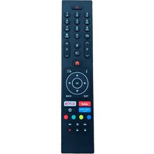 TeknoKapsül Vestel Turn 4K LED Tv Kumandası - Netflix, Youtube, Primevideo Tuşlu Kumanda - LCD626