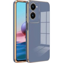 TeknoKapsül Vivo Y18 Kılıf Volet Silikon - Mavi