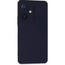 TeknoKapsül Vivo Y27 Kılıf Nano Içi Kadife Silikon - Lacivert
