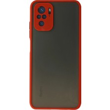 TeknoKapsül Redmi Note 10 Kılıf Montreal Silikon Kapak - Kırmızı