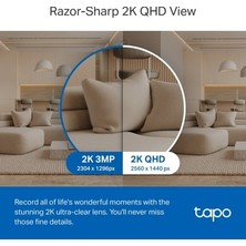 TeknoKapsül Akıllı Wi-Fi Güvenlik Kamerası, 2k 4mp ve Yapay Zeka Destekli