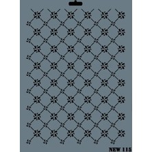 TeknoKapsül Rich New Seri N-115 Stencil 35X25 cm