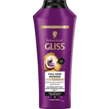 TeknoKapsül Gliss Full Hair Wonder Kafein & Peptit Saç Dökülme Karşıtı Şampuan 400 ml Dökümeye Eğilimli