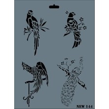 TeknoKapsül Rich New Seri N-144 Stencil 35X25 cm