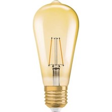 TeknoKapsül Dim Edilebilir Flamanlı Sarı Işık Ampul, 6.5W