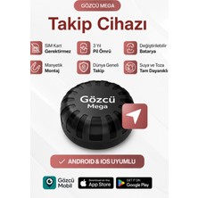 Blackbird Game Center Gözcü Mega Gps Takip Cihazı Sım Kartsız, Mıknatıslı, 3 Yıl Pil Ömürlü Küresel Takip Cihazı