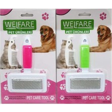 TeknoKapsül Fosforlu Kedi Köpek Tarağı 5x9 cm - 14 cm