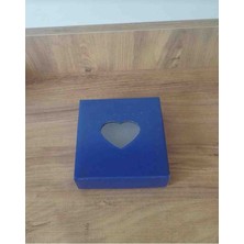 Rass 12*12*4cm 20ADET Asetat Pencereli E-Ticaret Hediye Kutusu Parlament Mavisi