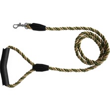 TeknoKapsül Üçlü Sarmallı Köpek Gezdirme Halatı 1 CM-120 cm Yeşil