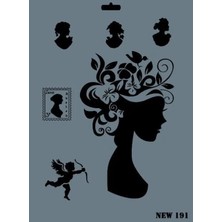 TeknoKapsül Rich New Seri N-191 Stencil 35X25 cm