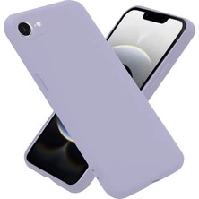 TeknoKapsül iPhone 16E Kılıf Nano Içi Kadife Silikon - Lila