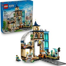 TeknoKapsül LEGO ® City Merkez Tren Istasyonu 60469? 7 Yaş ve Üzeri Çocuklar Için Güvercin Figürü Içeren