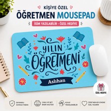 ElyNowa Kişiye Özel Isimli Yılın Öğretmeni Mousepad – Öğretmenler Günü Hediyesi Özel Tasarım Baskılı Mouse Pad