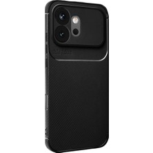 TeknoKapsül Huawei Honor 600 Auto Focus Karbon Kapak - Siyah