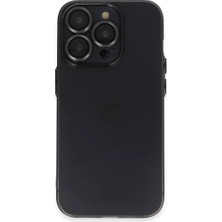 TeknoKapsül Apple iPhone 13 Pro Max Kılıf Luko Lens Silikon - Siyah