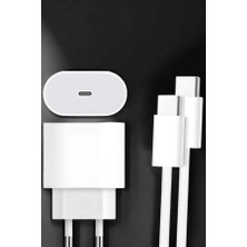 TeknoKapsül Güç Adaptörü ve Kablosu Şarj Aleti 15/15 Pro Max Uyumlu Hızlı Şarj