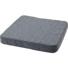 IKEA Gri Sandalye Minderi 35X37 cm - Yumuşak Dolgulu Modern Ergonomik Rahat Oturak Kılıflı