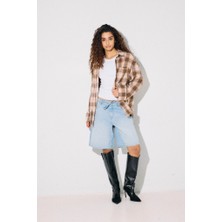 Noısy May Nmmaısy Mw Loose Shorts AZ491LB 27038493 Kadın Denım Şort